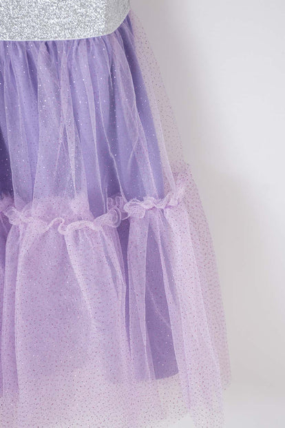  FALDA DE MIC, TIPO TUTU LILA PARA NIÑA