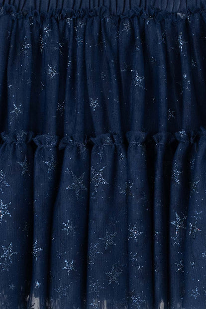 FALDA DE MIC TIPO TUTÚ AZUL PARA NIÑA