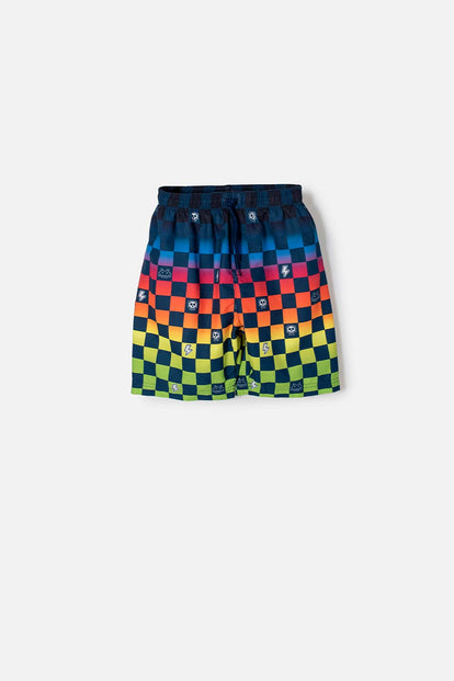  PANTALONETA DE BAÑO MIC MULTICOLOR CON PRETINA ELÁSTICA PARA NIÑO