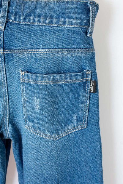  JEAN DE LITTLEMIC AZUL PARA NIÑA 2T A 5T