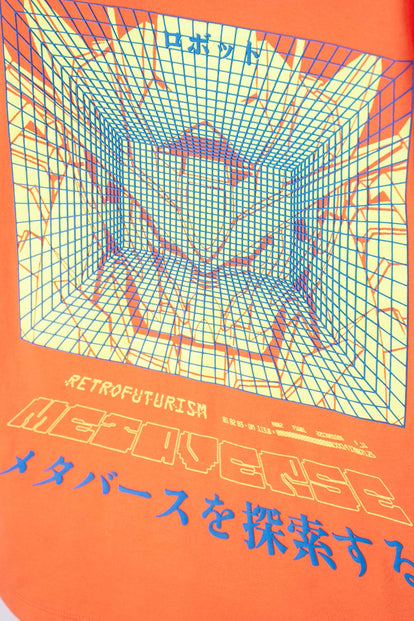 CAMISETA MIC NARANJA MANGA CORTA PARA NIÑO