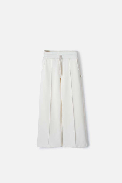 JOGGER MIC CON CORDÓN MARFIL PARA NIÑA