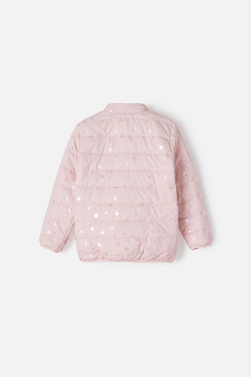 Card slide image -  CHAQUETA DE LITTLEMIC CON CIERRE ROSADO PARA NIÑA 2T A 5T