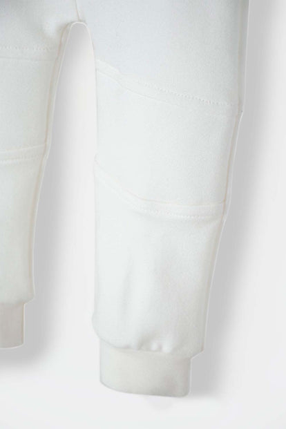 JOGGER LITTLEMIC CON CORDÓN MARFIL PARA BEBÉ UNISEX