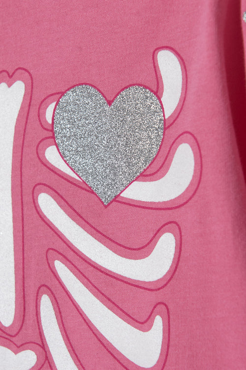 Card slide image -  PIJAMA DE LITTLEMIC CON PANTALÓN LARGO ROSADO PARA NIÑA 2T A 5T
