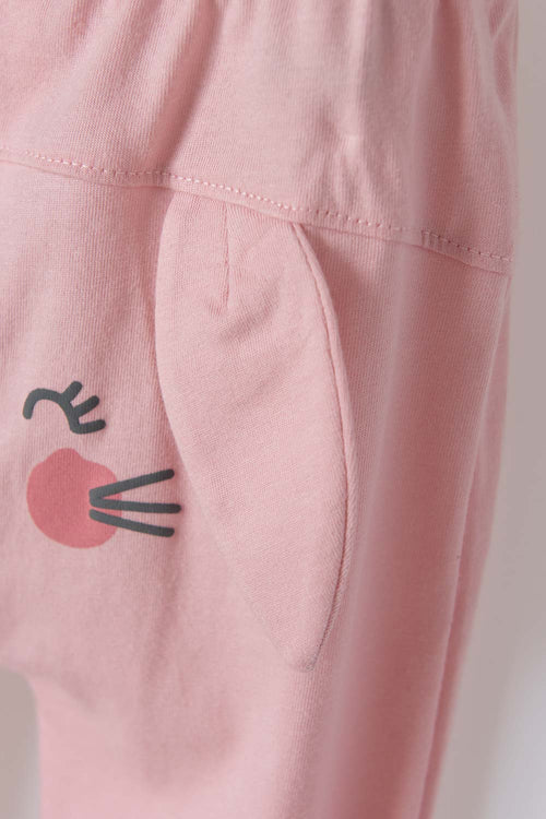 Card slide image -  PIJAMA DE LITTLEMIC CON PANTALÓN LARGO VERDE Y PALO DE ROSA PARA BEBÉ NIÑA