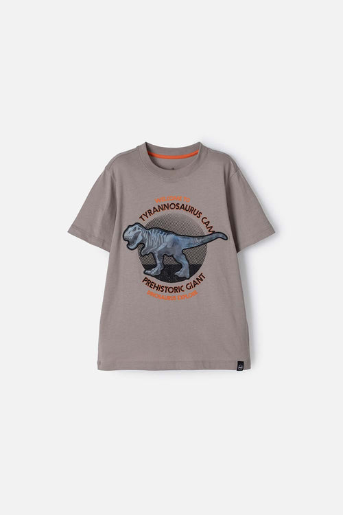 Card slide image -  CAMISETA DE MIC MANGA CORTA TAUPE PARA NIÑO