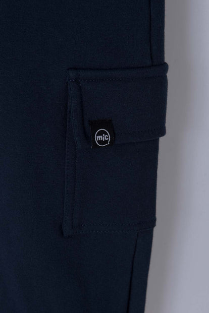 JOGGER DE MIC CON CORDÓN AZUL PARA NIÑA