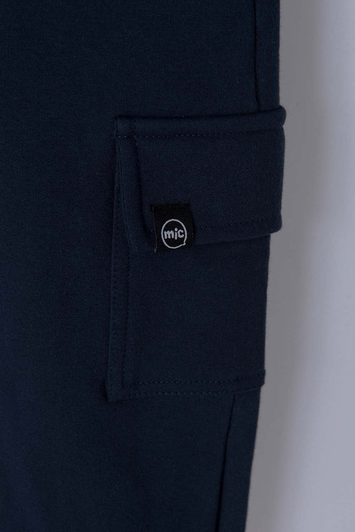 JOGGER DE MIC CON CORDÓN AZUL PARA NIÑA