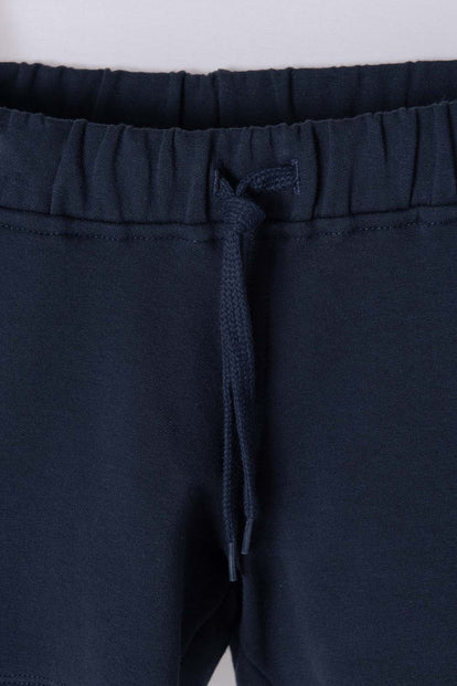 SHORT MIC AZUL CON PRETINA ELÁSTICA PARA NIÑA