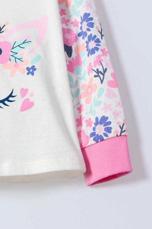 Card slide image -  PIJAMA LITTLEMIC CON PANTALÓN LARGO PARA NIÑA 2T A 5T
