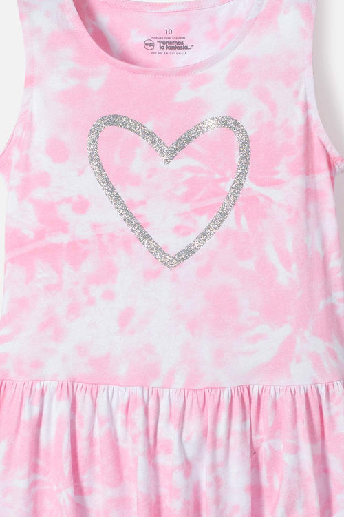 Card slide image -  VESTIDO DE MIC MANGA SISA ROSADO PARA NIÑA