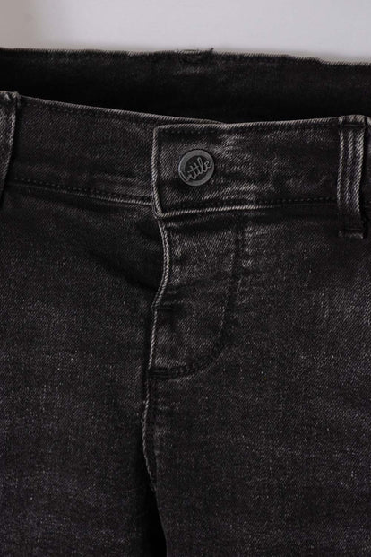  JEAN LITTLEMIC EN DENIM TONO OSCURO CON BOLSILLOS TIPO CARGO PARA NIÑO 2T A 5T