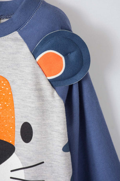 CONJUNTO LITTLEMIC MANGA LARGA MULTICOLOR PARA BEBÉ NIÑO