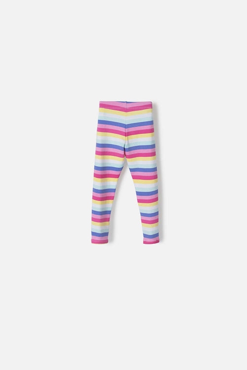 Card slide image -  LEGGINGS LITTLEMIC MULTICOLOR CON ELÁSTICO PARA NIÑA 2T A 5T