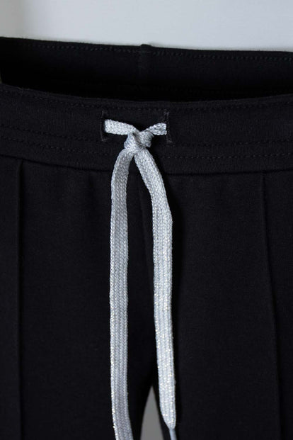  JOGGER DE LITTLEMIC CON CORDÓN NEGRO PARA NIÑA 2T A 5T