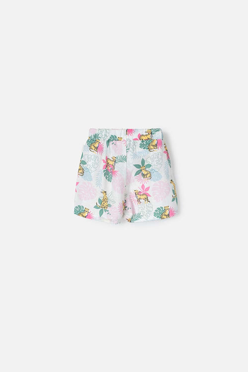 Card slide image -  SHORT DE LITTLEMIC CORTO MULTICOLOR PARA NIÑA 2T A 5T