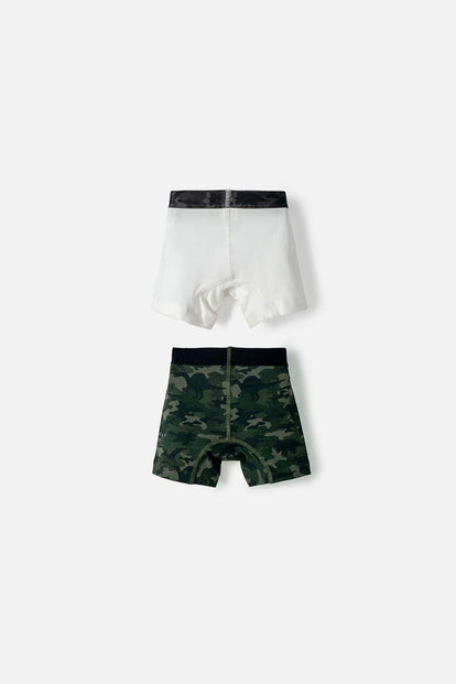 PACK X2 BOXER DE LITTLEMIC MULTICOLOR PARA NIÑO 2T A 5T