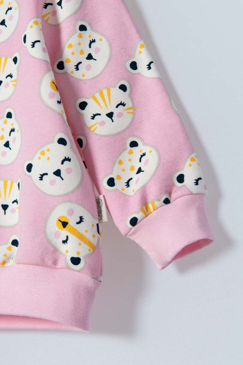 Card slide image -  CONJUNTO DE LITTLEMIC ROSADO PANTALÓN LARGO PARA BEBÉ NIÑA