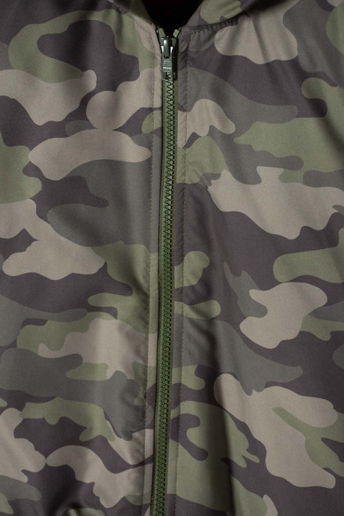 CHAQUETA DE MIC CON CIERRE VERDE PARA NIÑO