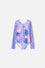 VESTIDO DE BAÑO MIC MANGA LARGA MORADO PARA NIÑA