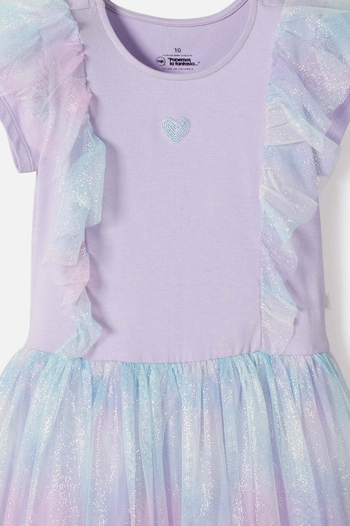 PIJAMA DE STITCH CON PANTALÓN LARGO MULTICOLOR PARA NIÑA 2T A 5T