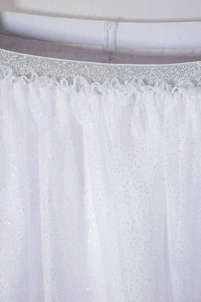 FALDA DE MIC CORTA BLANCO PARA NIÑA