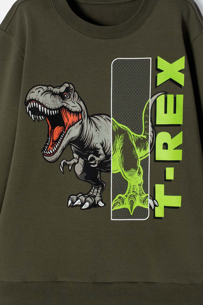 BUZO DE MIC CERRADO VERDE PARA NIÑO