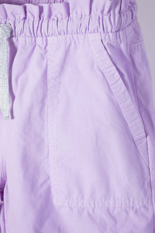 Card slide image -  SHORT DE MIC CON CORDÓN MORADO PARA NIÑA