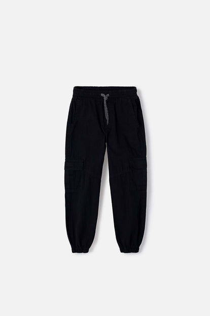  JOGGER DE MIC CON CORDÓN NEGRO PARA NIÑO