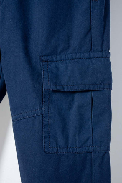 JOGGER DE LITTLEMIC CON CORDÓN AZUL PARA NIÑO 2T A 5T