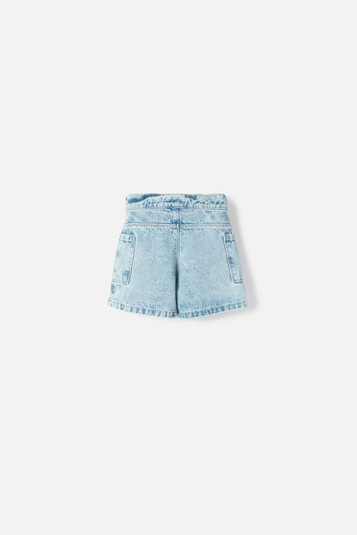 FALDA DE LITTLEMIC DENIM AZUL PARA NIÑA 2T A 5T