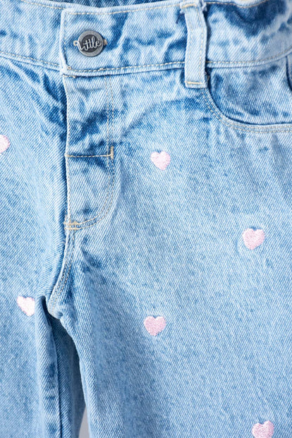 JEAN DE LITTLEMIC AZUL PARA NIÑA 2T A 5T