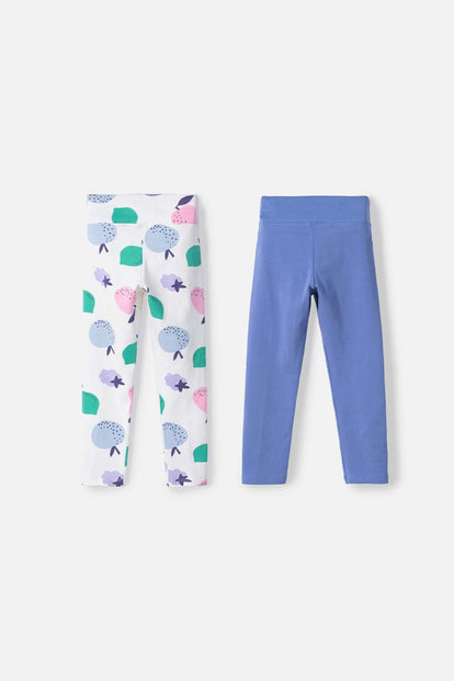  PACK X2 LEGGINGS LITTLEMIC MULTICOLOR PARA NIÑA 2T A 5T