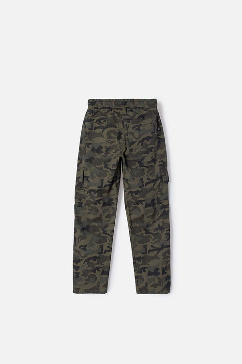 JOGGER DE MIC CON CORDÓN VERDE MILITAR PARA NIÑO
