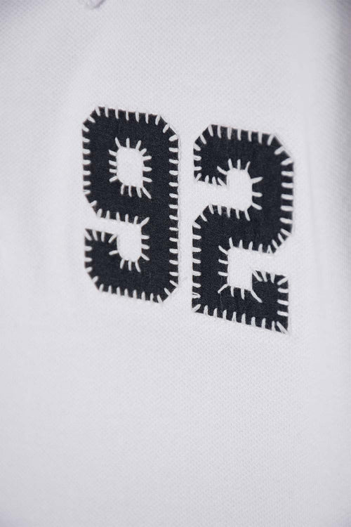 CAMISETA TIPO POLO MIC BLANCO PARA NIÑO