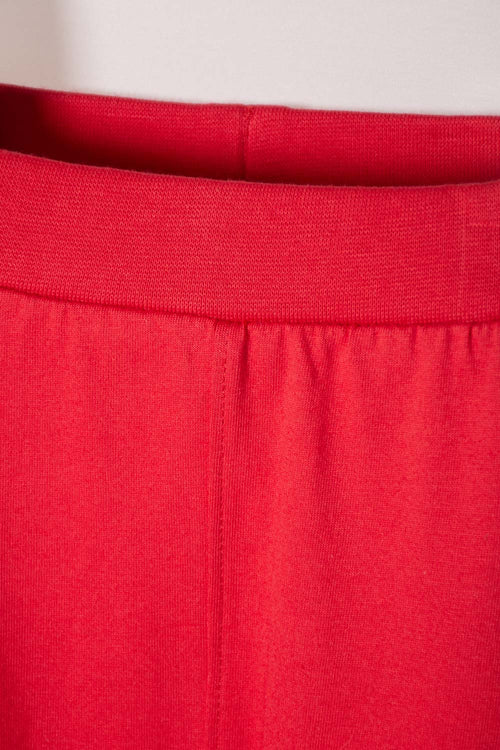 Card slide image -  CONJUNTO LITTLEMIC CAQUI Y ROJO ESTAMPADO EN FRENTE PARA BEBÉ NIÑO