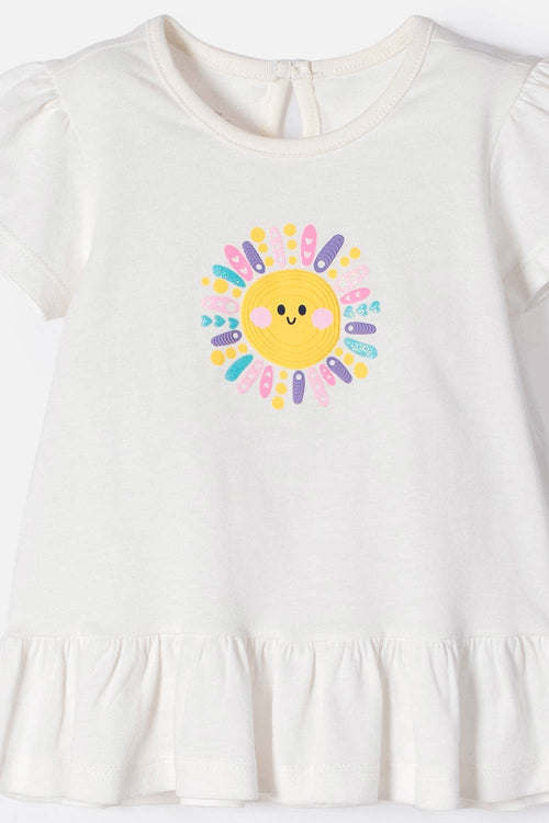 Card slide image -  CONJUNTO LITTLEMIC MULTICOLOR DE CAMISETA ESTAMPADA PARA BEBÉ NIÑA