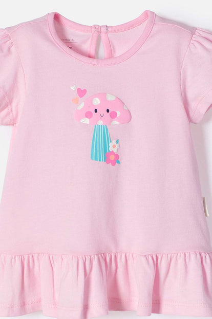 CONJUNTO LITTLEMIC MULTICOLOR DE PANTALÓN LARGO PARA BEBÉ NIÑA