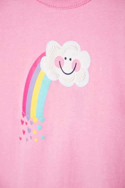 Card slide image -  CONJUNTO LITTLEMIC MULTICOLOR MANGA CORTA PARA BEBÉ NIÑA