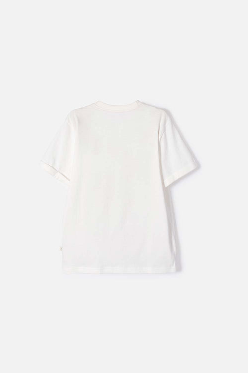 Card slide image -  CAMISETA DE CAPIBARA MARFIL ESTAMPADA EN FRENTE PARA NIÑA