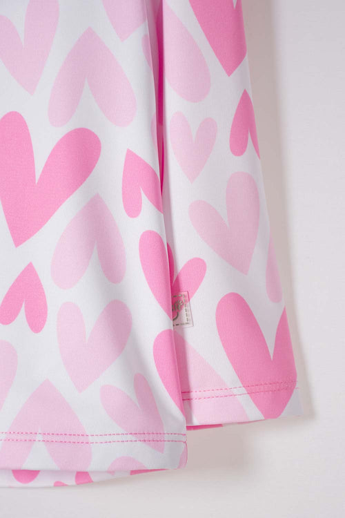 Card slide image -  VESTIDO DE BAÑO DE LITTLEMIC CON GORRO ROSADO PARA BEBÉ NIÑA