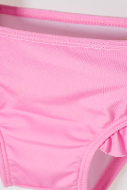 Card slide image -  VESTIDO DE BAÑO DE LITTLEMIC CON GORRO ROSADO PARA BEBÉ NIÑA