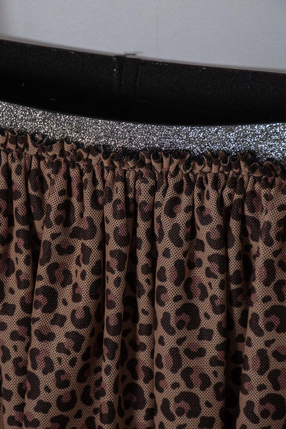 CONJUNTO DE MIC CON FALDA EN BOLERO MARFIL PARA NIÑA