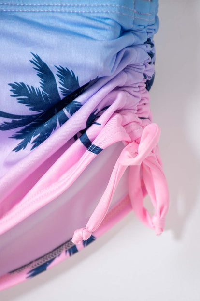 VESTIDO DE BAÑO MIC MULTICOLOR DE CAMISETA MANGA LARGA PARA NIÑA