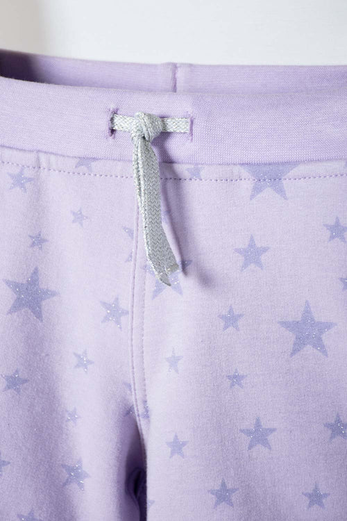 Card slide image -  SHORT DE LITTLEMIC CON CORDÓN LAVANDA PARA NIÑA 2T A 5T