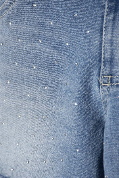 SHORT DE MIC AZUL PARA NIÑA