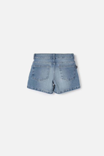 SHORT DE MIC AZUL PARA NIÑA