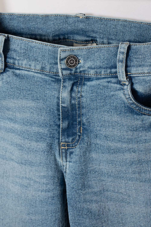 JEAN DE MIC BOTA AMPLIA AZUL PARA NIÑA