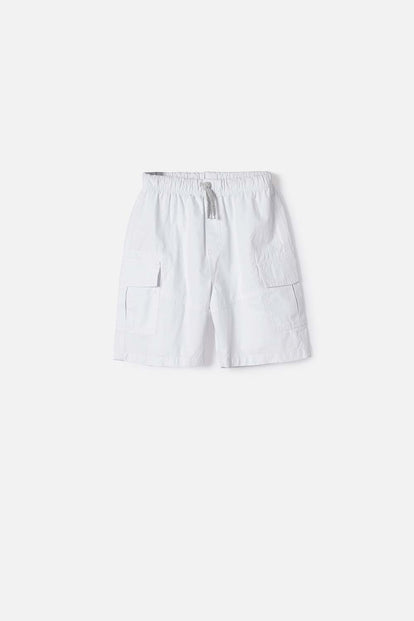 BERMUDA DE MIC CON CORDÓN BLANCO PARA NIÑO